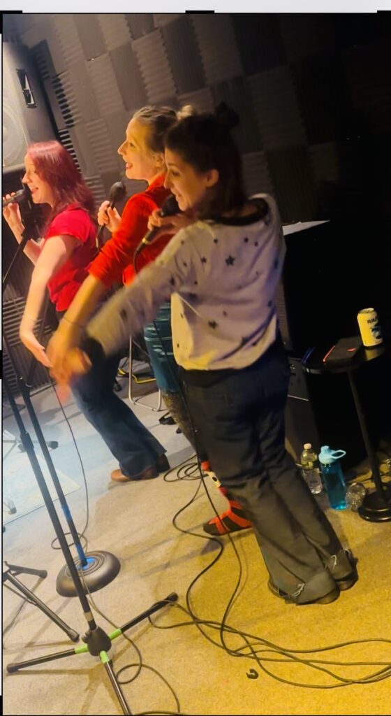 Three Ladies Having Fun