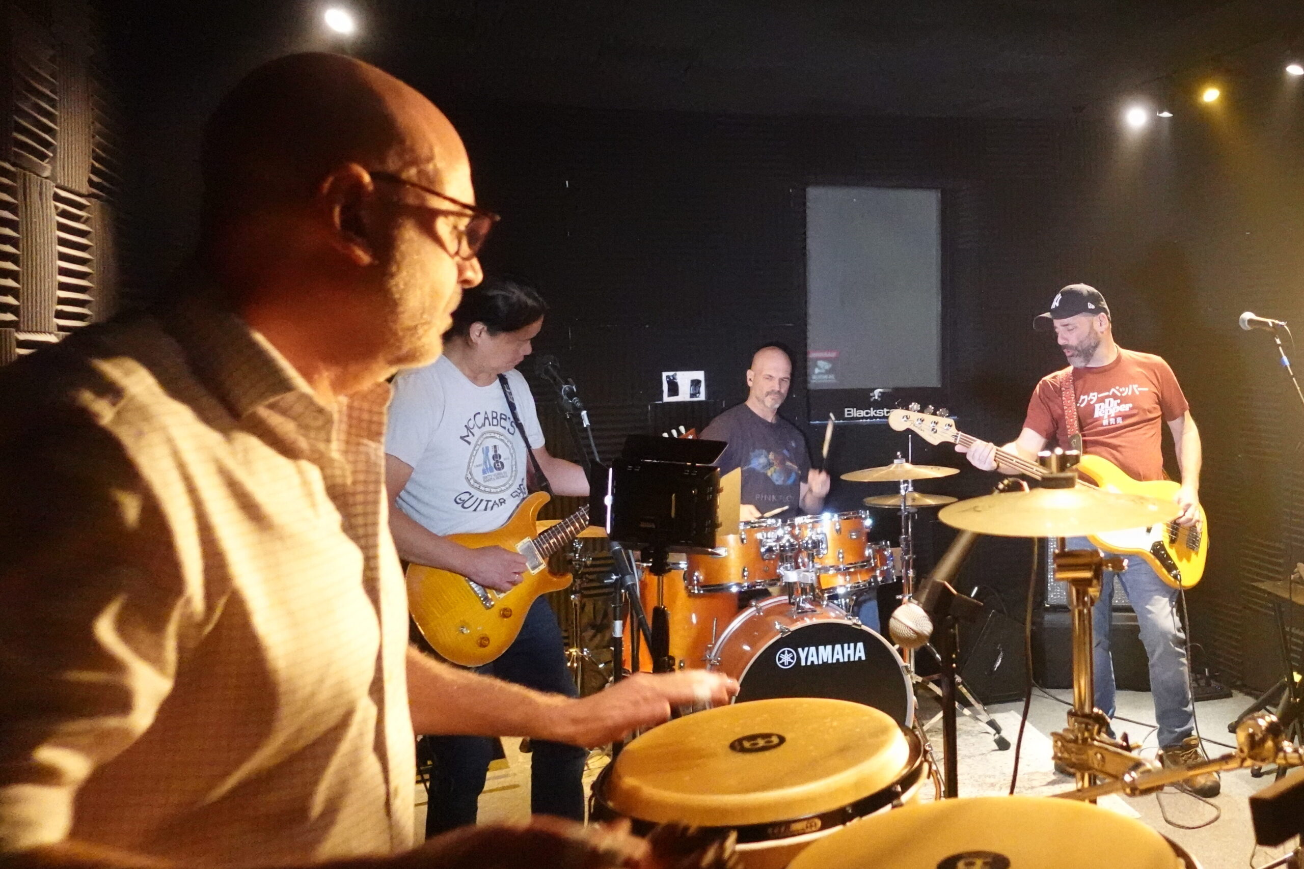 Capitalist Pigs playing inside Gramercy Rehearsal Studio